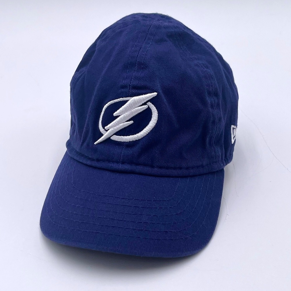 Tampa Bay Lightning NHL Infant Baby Baseball Cap Blue Elastic Back New Era Bolts